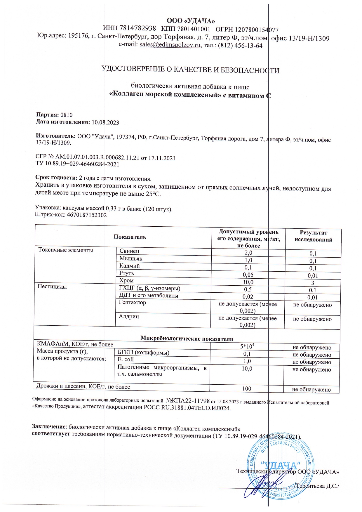 Паспорт №082023